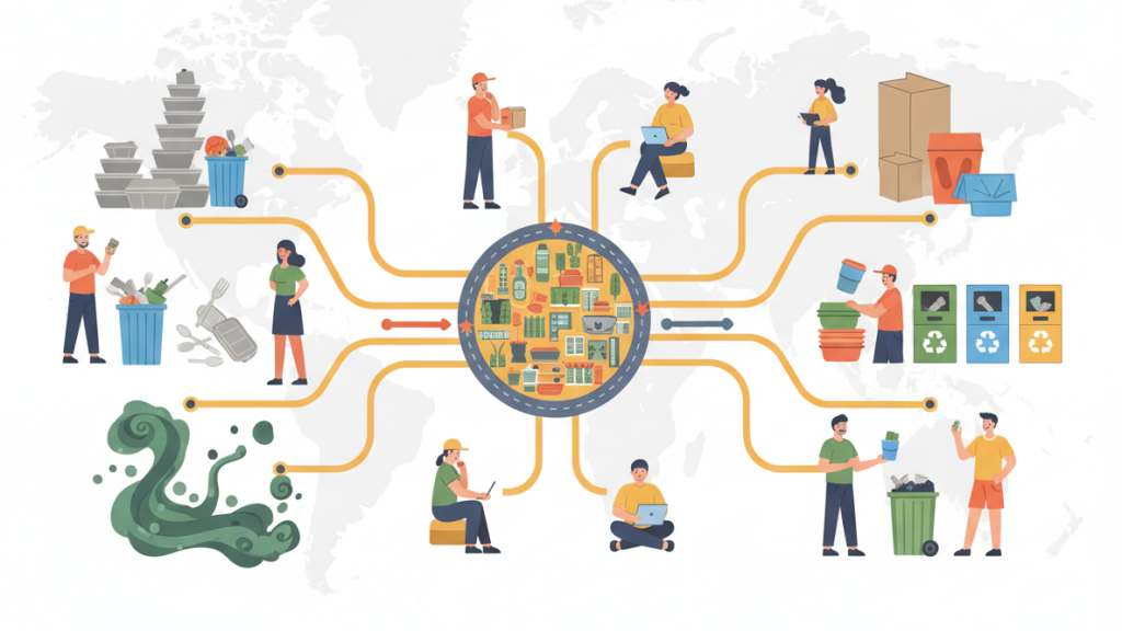 El desperdicio en empaques de la industria de delivery en México, cambio consciente necesario