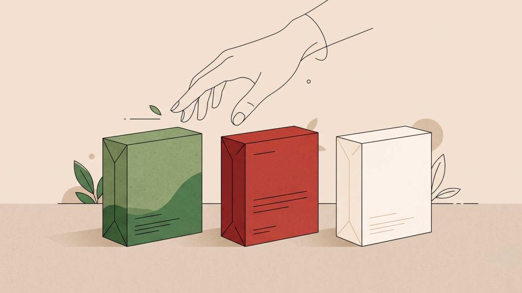 Cómo el color del empaque influye en la percepción de productos sostenibles