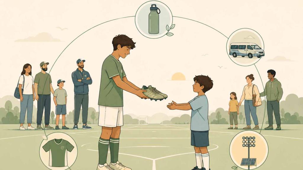 Cómo una academia de fútbol puede formar jugadores y cuidar el planeta